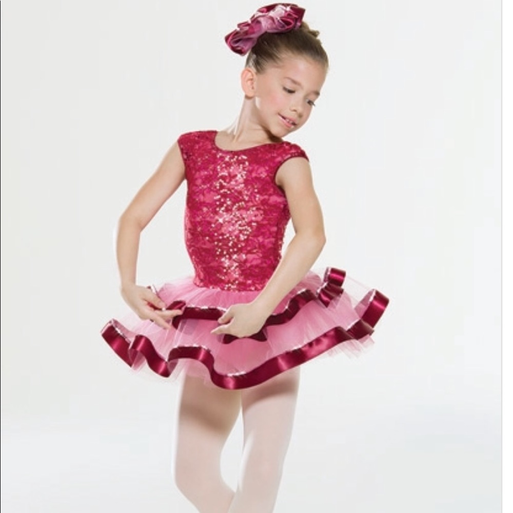 Ballet Dance Recital Dress with hairpiece